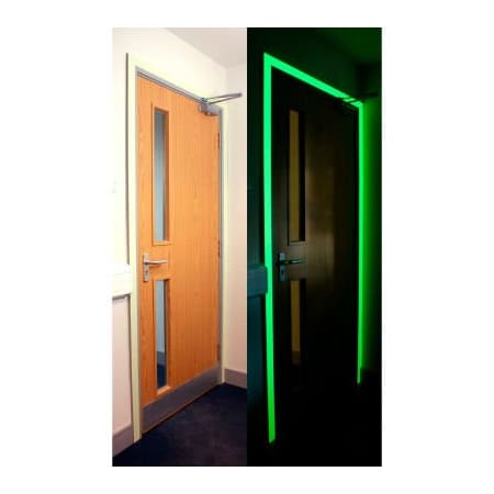 Heskins Llc Heskins Photoluminescent Egress Tape, Glow In The Dark, 2" x 30' XUA¬†8101005000010.00